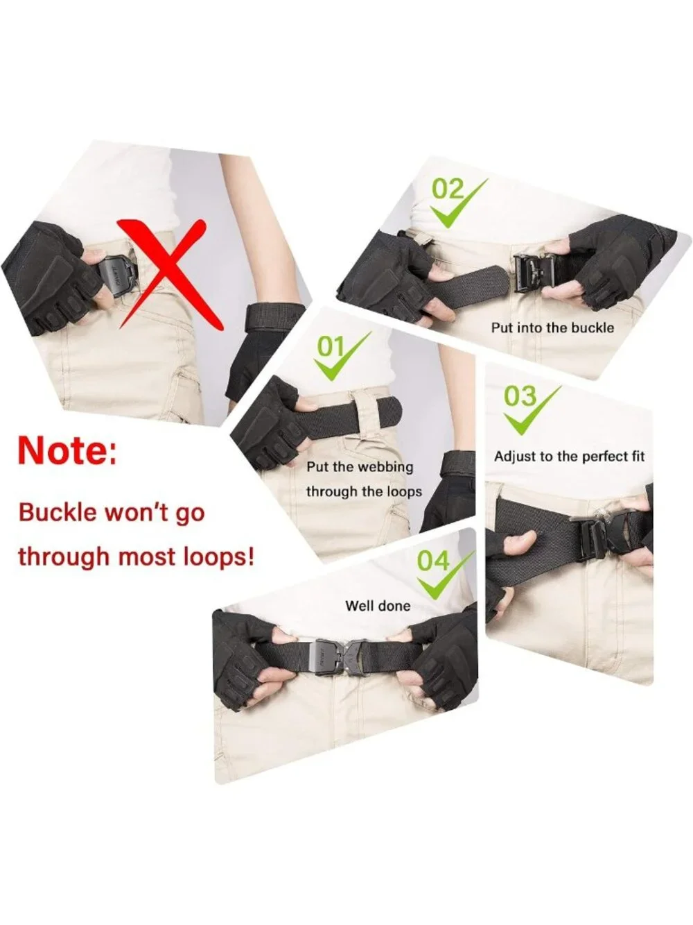 Heavy Duty Tactical Belt for Hiking & Work | 1.5